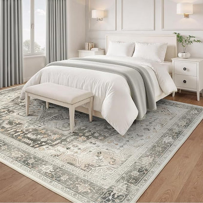 Rugflix 9x12 Area Rugs for Living Room, Machine Washable Rug Non Slip Stain - Image 6