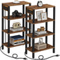 TUTOTAK Narrow Side Table with Charging Station, Small End Table with USB Ports by ChoosetutotakFurnitureBuildYourCozyHome