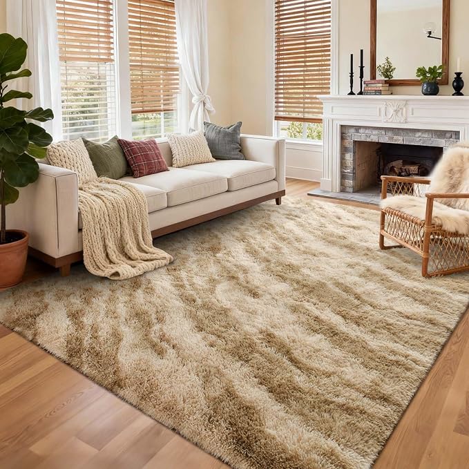 8x10 Ft Extra Large Shag Rugs for Living Room, Ultra Soft Fluffy Furry Area - Image 3