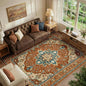 RELEANY Washable Area Rug, Water Repellent, Pet Friendly, Vintage Floral Boho by RELEANY
