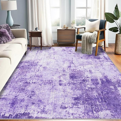 RELEANY Washable 6'x8' Abstract Area Rug by RELEANY