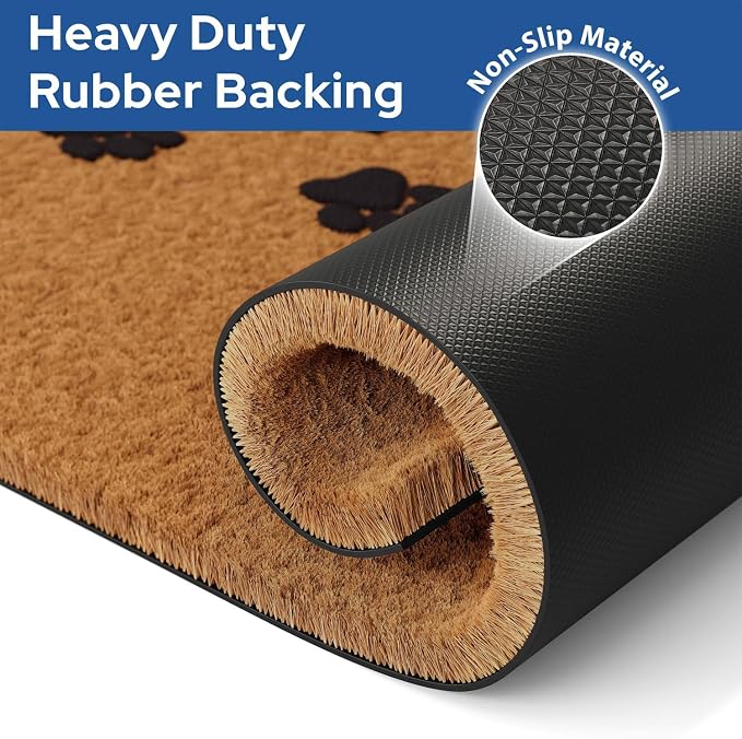 Barnyard Designs Natural Coco Coir Non-Slip Doormat | Heavy-Duty Welcome Mat - Image 7