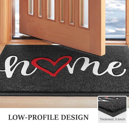Door Mat Welcome Mat Floor Mat for Entryway, High Traffic Areas | Low Profile - Image 4