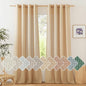 NICETOWN Semi Sheer Linen Burlap Curtains by NICETOWN