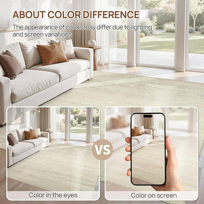 UERMEI 10x12 Washable Area Rug - Image 8
