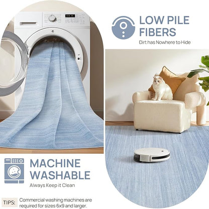 UERMEI 9x12 Washable Area Rug - Image 9