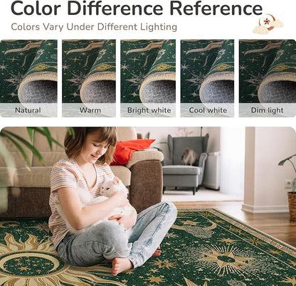 Vacuum-Friendly, 2x10 Washable Area Rug - Image 6
