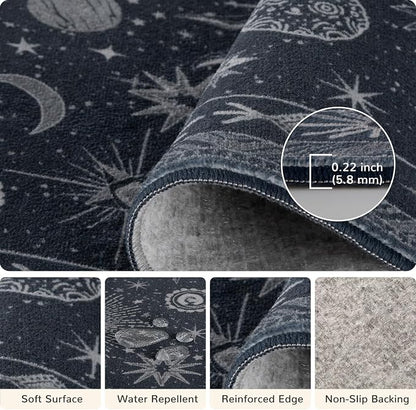 Vacuum-Friendly, 4x6 Washable Area Rug - Image 3
