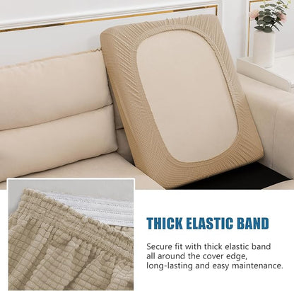 Water Repellent Sofa Cushion Covers, Stretch Sofa Seat Covers, Furniture - Image 4