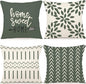 YCOLL Pillow Covers 16x16 Set of 4, Modern Sofa Throw Pillow Cover, Decorative by PillowCoversExpert