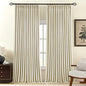 Pinch Pleated Linen Curtains 100% Blackout 102 Inches Long by AUSSPVOCT