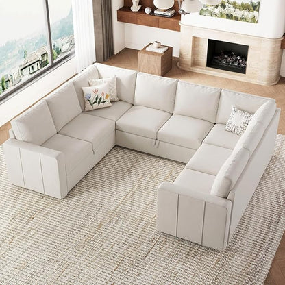 Belffin Modular Sectional Sleeper Sofa Bed - Image 5