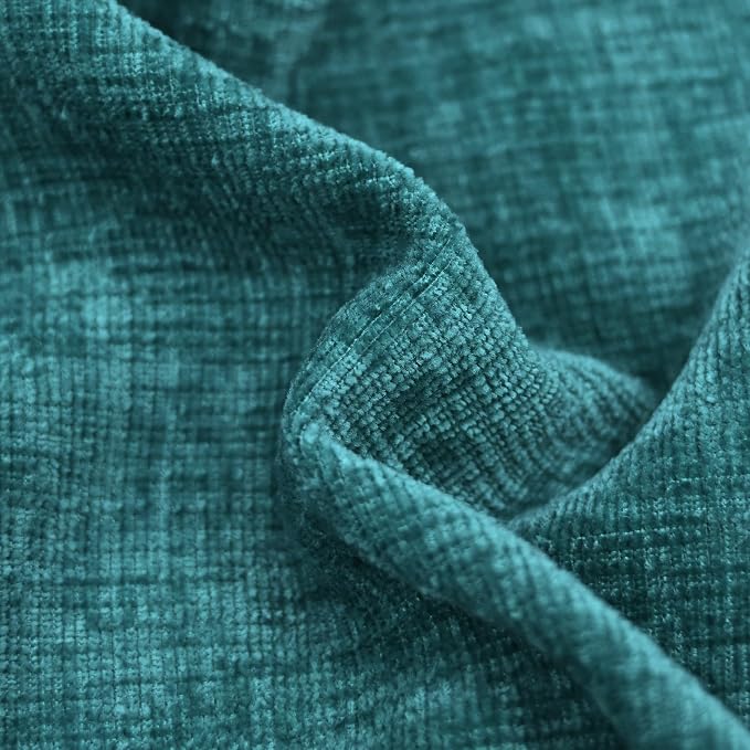 CaliTime Decorative Couch Throw Pillow Covers 24 X 24 Inches Teal | Pack of 2 - Image 2