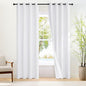 NICETOWN White Blackout Curtains 84 inches Long, Grommet 100% Blackout Window by NICETOWN