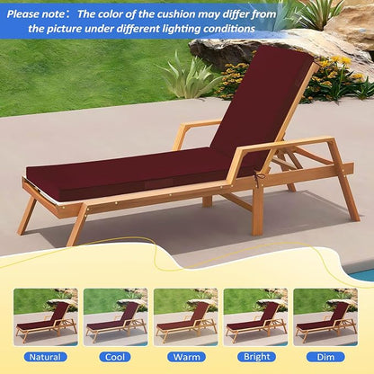 Basic Beyond Chaise Lounge Cushions Outdoor, 3-Layer Waterproof Outdoor - Image 6