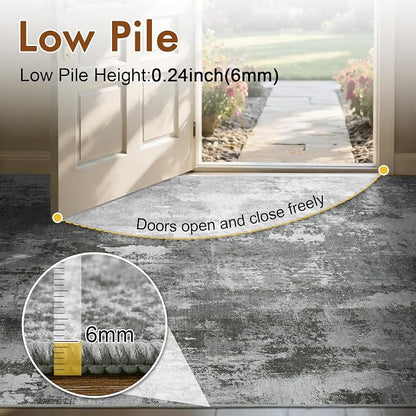 8x10 Ft Large Area Rugs for Living Room, Soft Non-Slip Washable Rugs Modern - Image 8
