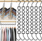 Space Saving Hangers for Clothes 6 Pack, Sturdy Metal Hangers Heavy Duty Magic by Besslly
