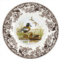 Spode Woodland Blue-Winged Teal Dinner Plate - 10.5 Inch Fine Earthenware - 1831 British Flowers Border, Dishwasher, Microwave, Freezer & Warm Oven Safe - Wildlife Thanksgiving Plate, Made in England