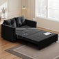 Krcix 3 in 1 Pull Out Couch, 56 Inch Velvet Sofa Bed, Convertible Sleeper Sofa by Krcix