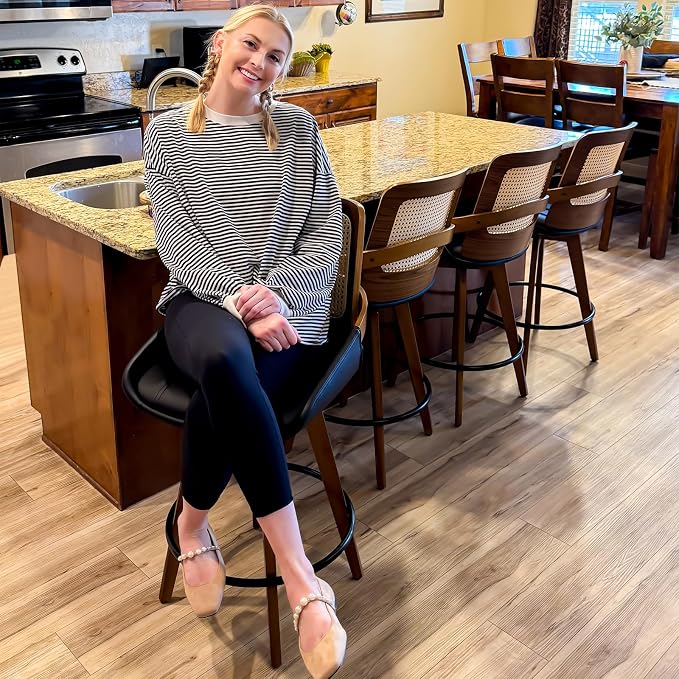 Mid Century Modern Counter Stools - Image 4