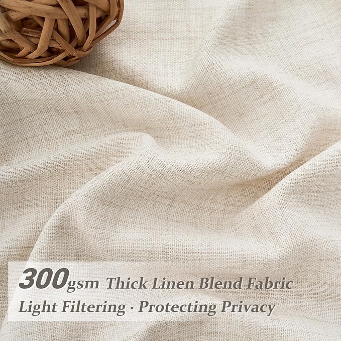 Extra Wide 70 Inch Pinch Pleated Curtains 84 Inch Length 2 Panels Set - Image 2