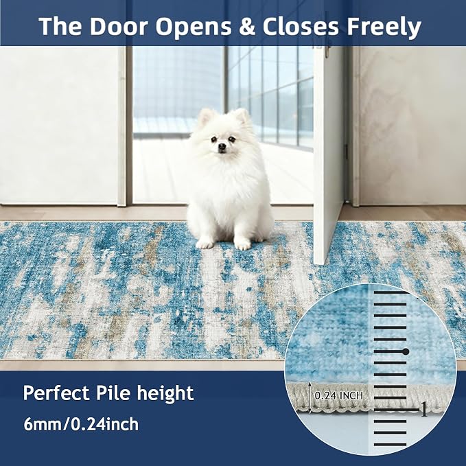 Kitchen Runner Rug 2x12 Runners Rug - Image 5