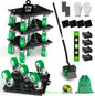 NEST EASY Upgraded Heavy Duty Furniture Dolly 360° Rotating 5 Wheels, Alloy by NESTEASY