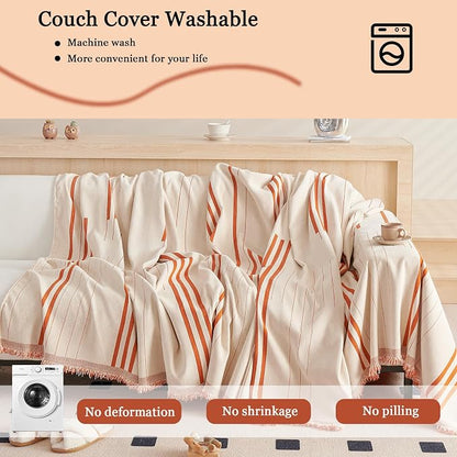 DREAMINGO Couch Cover Reversible Chenille Furniture Protector Sofa Covers - Image 7