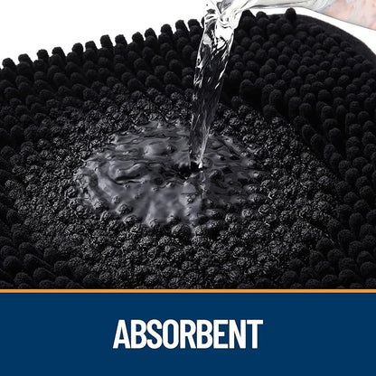 OLANLY Dog Door Mat for Muddy Paws 70x35, Super Absorbent Chenille Mud Mat | - Image 3