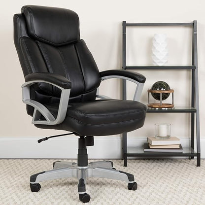 Flash Furniture HERCULES Series Big & Tall 500 lb. Rated Black LeatherSoft - Image 2