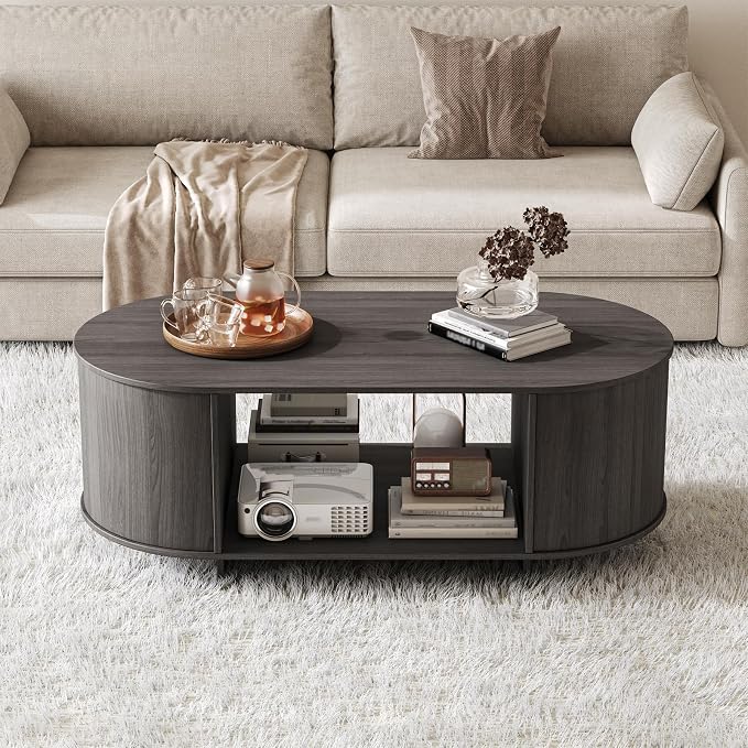 Coffee Table and TV Stand Set of 2, 76.4'' Modern TV Console，Entertainment - Image 5