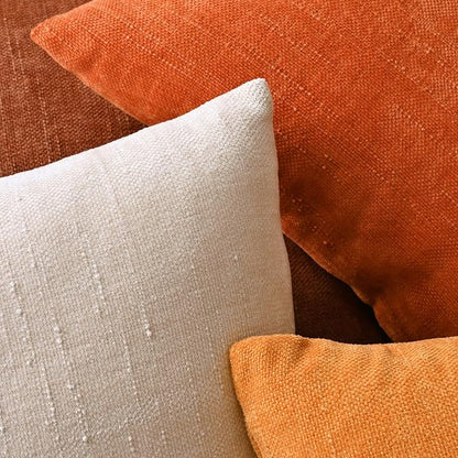 Set of 4 Soft Textured Decorative Throw Pillow Covers 26x26 Inch Cozy Farmhouse - Image 6