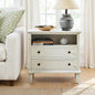 HULALA HOME Farmhouse End Table by HULALAHOME