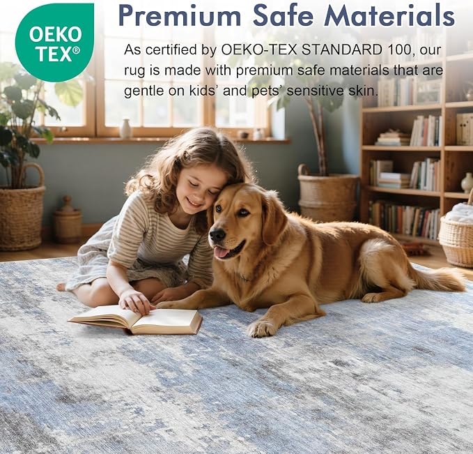 9x12 Ft Extra Large Washable Area Rugs - Image 5