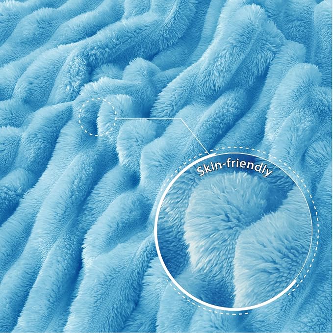 Exclusivo Mezcla Striped Twin Size Fleece Blanket - Image 5