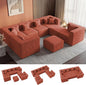 MONVANE Modular Sectional Sofa, Oversized 8 Seat Convertible U Shaped Couch by MONVANE