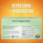 Twinings Pure Peppermint Herbal Tea Individually Wrapped Bags, 50 Count (Pack of 6), Fresh Minty Flavour, Naturally Caffeine-Free, Enjoy Hot or Iced, 300 Teabags