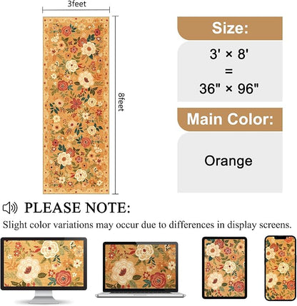 DUKINO 3x8 Kitchen Runner Rug, Washable Rug - Image 2