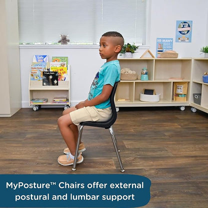 Children’s Factory MyPosture Plus 10" Chair, 2 Pack, Stackable Ergonomic - Image 3