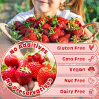 Freeze Dried Strawberry Powder - Kiigfood 4.3 oz/120g Natural Strawberry Powder Fruit Powder, Strawberries Source for Smoothie, Drinks, Baking, Cakes Decoration - Vegan, Non-GMO, Gluten-Free