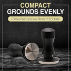 51mm Calibrated Espresso Coffee Tamper - Spring Loaded Coffee Tamp Tool with Mat - Precision Tamper Tool for Espresso Machines - Espresso Hand Press Tamper for Barista & at Home Brewers