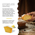 Southern Living Meyer Lemon Pound Cake Mix, Gourmet, Moist, Buttery Flavor with Easy Glaze, Perfect for 8-12 Servings, 1 Box