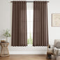 Cappuccino Curtains 63 Inches Long 2 Panel Sets by Nanspring