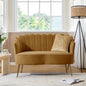 HULALA HOME Modern Velvet Loveseat Sofa by HULALAHOME