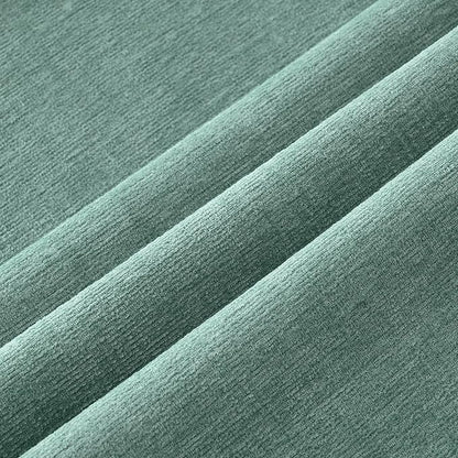 MIULEE Aqua Green Chenille Couch Throw Pillow Covers, 20x20 | Set of 2 - Image 2