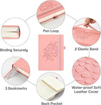 &And Per Se Lined Journal Notebook for Women&Men with Pattern, 365 Pages, 5.7'' x 8'' 100GSM Thick Paper, A5 Journals for Writing(Blush)