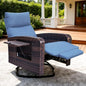 ZZW Outdoor Recliner Chair Set of 2, Wicker Patio Recliners by zzw