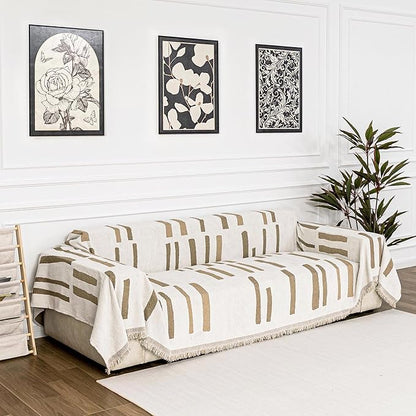 MYSKY HOME Sofa Covers for Sectional Sofa, Couch Cover for Dogs, Couch Covers by MYSKYHOME