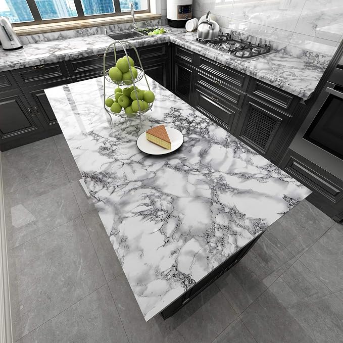 Livelynine 36x197 Wide Grey Contact Paper - Image 2