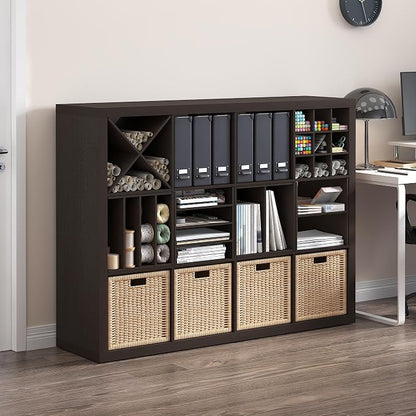 Furinno Cubicle Cube Insert, X-Shelf Cube Organizer, 3-Shelf Accessory - Image 2